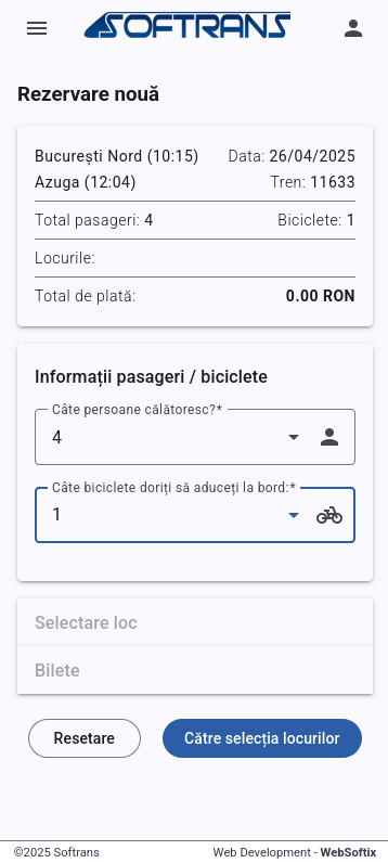 Softrans Reservations screenshot 3