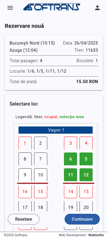 Softrans Reservations screenshot 4